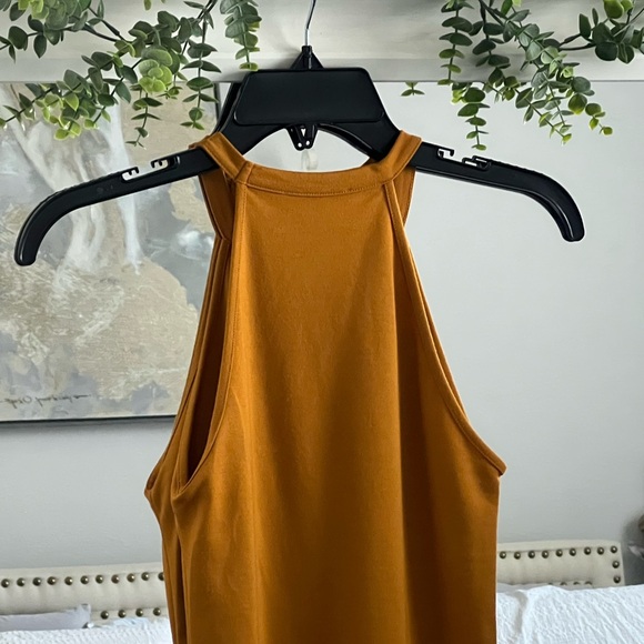 Zara Mustard Midi Dress - Picture 5 of 6